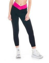Legginsy damskie energetyczne. Czarne legginsy damskie LEONE 1947 APPAREL, bez wzorów, z bawełny. Za 42.06 zł.