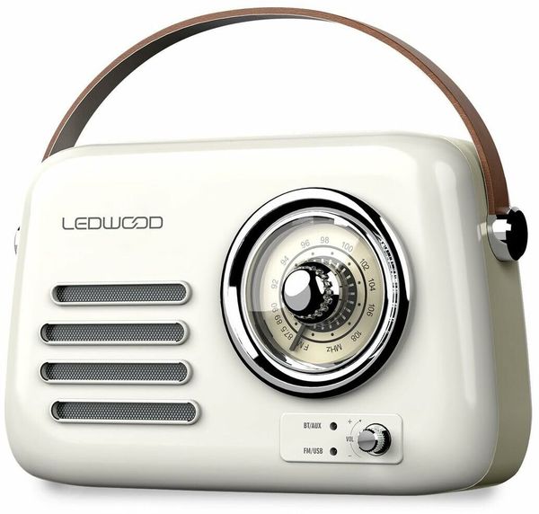 Radio Brigmton Radio Tranzystorowe Ledwood ALMA Biały 30 W. Białe radia brigmton. Za 230.00 zł.