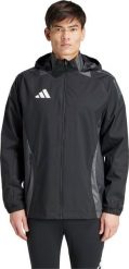Kurtka męska Adidas Kurtka męska adidas Tiro 24 Competition All-Weather czarna IJ8343 M. Czarne kurtki męskie Adidas, m, bez wzorów, bez kaptura. Za 246.62 zł.