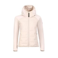 Bluza damska hybrydowa z puchem Alpine Pro Nonera. Brązowe bluzy damskie Alpine Pro, bez wzorów, z puchu, bez ramiączek, bez kaptura. W wyprzedaży za 369.00 zł.
