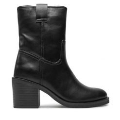 Botki Call It Spring. Czarne botki damskie Call it Spring, bez wzorów, bez obcasa, na słupku, bez zapięcia. Za 359.99 zł.
