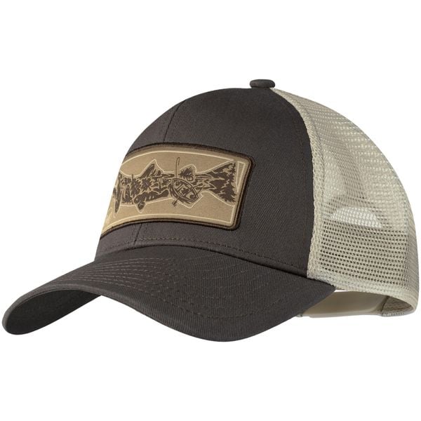 Czapka z daszkiem BUFF EXPLORE TRUCKER CAP LAKE RIVER. Zielone czapki damskie Buff, na lato, bez wzorów, z bawełny, casualowe. Za 90.20 zł.
