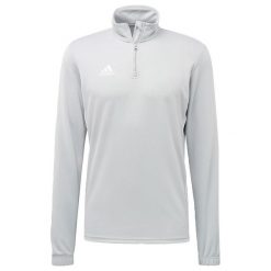 Bluza treningowa męska adidas Core 18 Polyester Jacket. Białe bluzy męskie Adidas, m, bez wzorów, sportowe, bez ramiączek, bez kaptura. Za 76.00 zł.