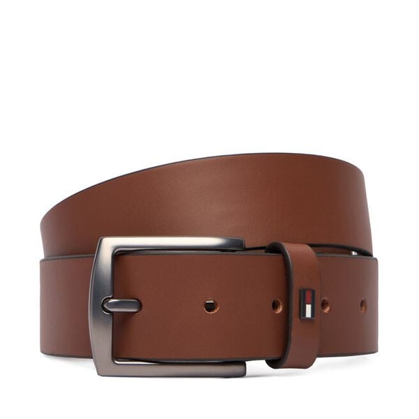 Pasek Męski Tommy Hilfiger. Brązowe paski męskie Tommy Hilfiger. Za 209.99 zł.