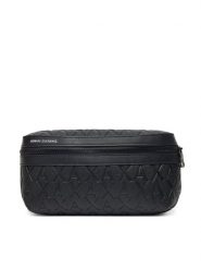 Armani Exchange Nerka XM000844 AF12133 UC001 Czarny. Czarne saszetki i nerki męskie Armani Exchange, bez wzorów, ze skóry. Za 339.99 zł.