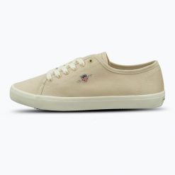 Trampki damskie GANT Pillox. Brązowe trampki i tenisówki damskie GANT, bez wzorów, z gumy, bez zapięcia. Za 209.99 zł.