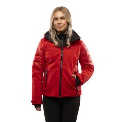 Damska kurtka narciarska Luhta. Czerwone kurtki sportowe damskie Luhta, na zimę, l, bez wzorów, z materiału, bez ramiączek, bez kaptura, narciarskie. Za 1,449.99 zł.