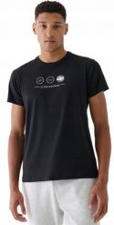 Męska koszulka bawełniana 4F M2481 casualowy T-SHIRT sportowy R. M. Koszulki sportowe męskie 4F, m, bez wzorów, z bawełny, bez ramiączek. Za 37.29 zł.