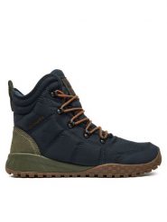 Columbia Trekkingi Fairbanks Omni-Heat 2100831 Niebieski. Niebieskie botki męskie Columbia, bez wzorów, z materiału, bez obcasa, bez zapięcia. Za 399.99 zł.