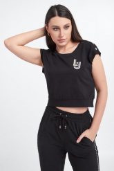 Top damski LIU JO. Topy damskie Liu Jo, bez wzorów, bez kołnierzyka, bez ramiączek. W wyprzedaży za 543.20 zł.