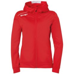 Bluza z kapturem dla kobiet Kempa Player. Czerwone bluzy damskie Kempa, bez wzorów, z dresówki, sportowe, bez ramiączek, z kapturem. Za 212.00 zł.