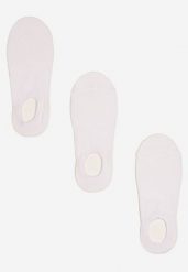 Białe Skarpety Stopki z Wiskozy 3 Pack Tiefra. Białe skarpetki damskie Renee, bez wzorów, z wiskozy. Za 14.99 zł.