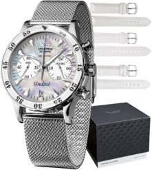 Zegarek damski Vostok Europe VK64-515A671B srebrny. Szare zegarki damskie Vostok Europe, srebrne. Za 1,870.00 zł.