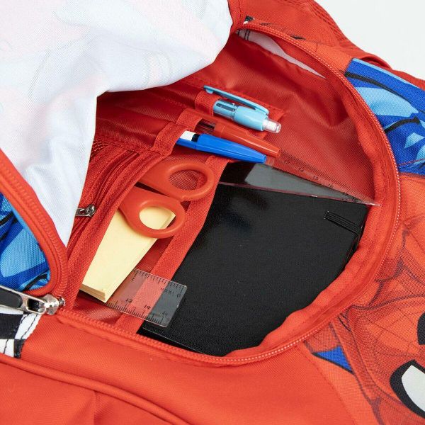 Plecak szkolny Spider-Man Czerwony. Czerwone plecaki męskie SPIDERMAN, bez wzorów, biznesowe. Za 155.95 zł.