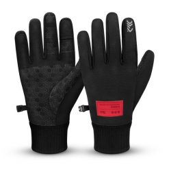 Rękawiczki rowerowe zimowe unisex DW Barrow. Czarne rękawiczki damskie SIROKO, na zimę, bez wzorów, z syntetyku. W wyprzedaży za 183.95 zł.