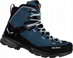 Buty trekkingowe damskie Salewa Buty mtn trainer 2 mid gtx women-dark denim-black-uk 4 (36,5). Czarne obuwie trekkingowe damskie Salewa, z denimu, bez zapięcia. Za 1,124.24 zł.