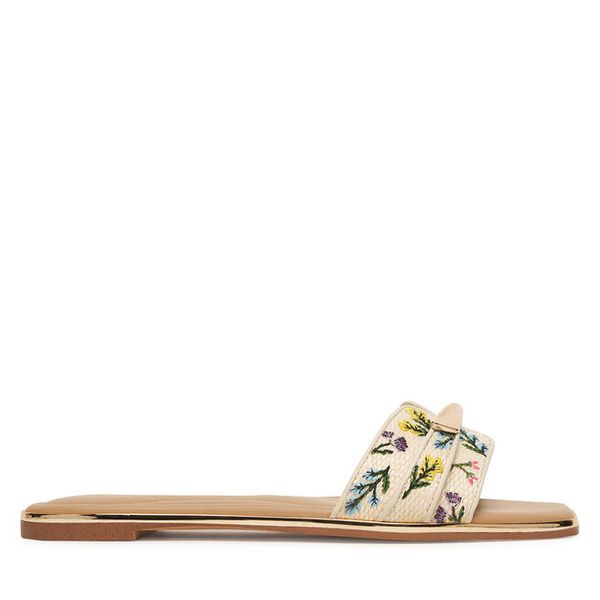 Klapki Aldo. Brązowe klapki damskie Aldo, bez wzorów, bez obcasa, bez zapięcia. Za 226.99 zł.