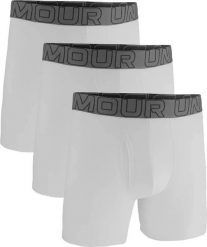 Under Armour Bokserki męskie UNDER ARMOUR Białe - 3 PAK Performance L. Białe bokserki męskie Under Armour, bez wzorów. Za 119.95 zł.