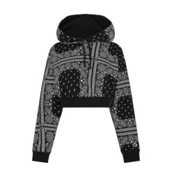 Bluza treningowa damska Champion Hooded Crop Top. Czarne bluzy damskie Champion, m, bez wzorów, z bawełny, bez ramiączek, bez kaptura. Za 207.00 zł.