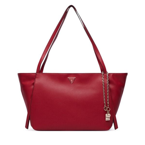 Torebka Guess. Czerwone shopperki damskie Guess, z aplikacjami, bez dodatków. Za 634.99 zł.