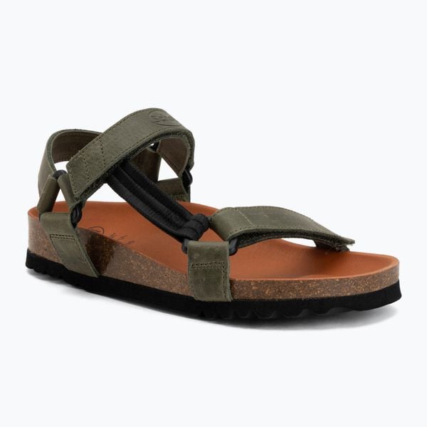 Sandały Scholl Heaven Ad Med. Zielone sandały damskie Scholl, bez wzorów, z materiału, bez zapięcia. Za 279.99 zł.