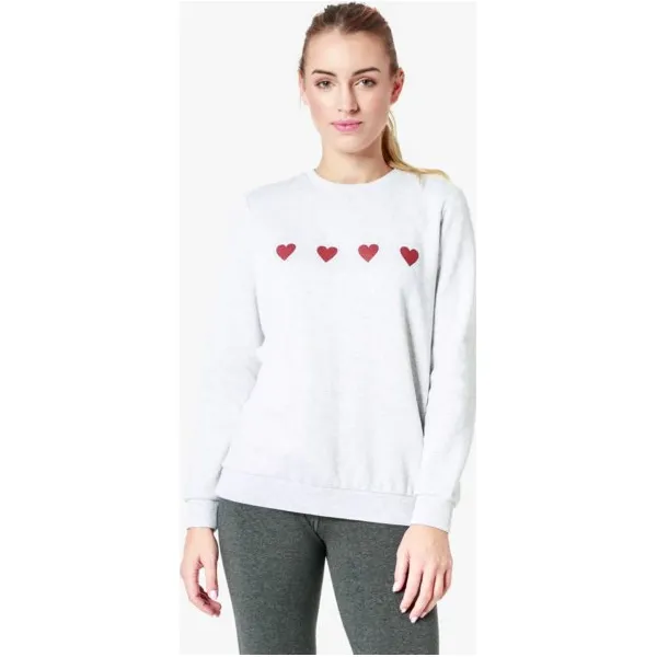 Feewear Bluza Heart , , rozmiar M. Czerwone bluzy damskie Feewear, m, bez wzorów, z bawełny, bez ramiączek, bez kaptura. W wyprzedaży za 63.99 zł.