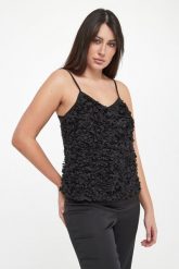 Top damski z kwiatami TWINSET ACTITUDE. Topy damskie Twinset Milano, l, bez wzorów, bez kołnierzyka, bez ramiączek. Za 529.00 zł.