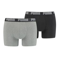 Bokserki męskie PUMA Basic 2 pary. Czarne bokserki męskie Puma, bez wzorów, z bawełny. Za 98.59 zł.