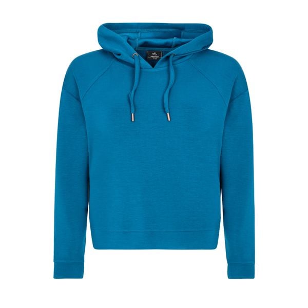 Bluza damska z kapturem Protest Iron. Niebieskie bluzy damskie Protest, l, bez wzorów, bez ramiączek, z kapturem. Za 277.50 zł.