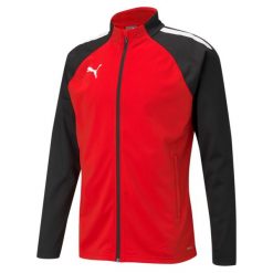 Bluza piłkarska męska PUMA teamLIGA. Czarne bluzy męskie Puma, m, bez wzorów, z syntetyku, sportowe, bez ramiączek, bez kaptura. Za 255.00 zł.