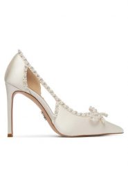 Steve Madden Szpilki Tandi 11005583 Biały. Białe szpilki damskie Steve Madden, bez wzorów, z materiału, bez obcasa, na szpilce, bez zapięcia. Za 689.99 zł.