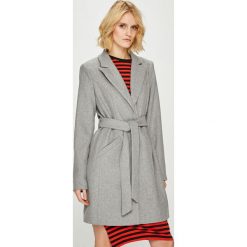 Vero Moda - Płaszcz. Szare płaszcze damskie Vero Moda, l, bez wzorów, z bawełny, klasyczne, bez kołnierzyka, bez kaptura. W wyprzedaży za 189.90 zł.