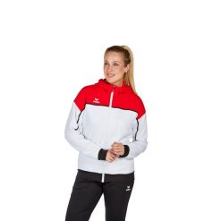 Damska bluza dresowa z kapturem Erima Change. Białe bluzy damskie Erima, bez wzorów, z dresówki, sportowe, bez ramiączek, z kapturem. Za 276.50 zł.