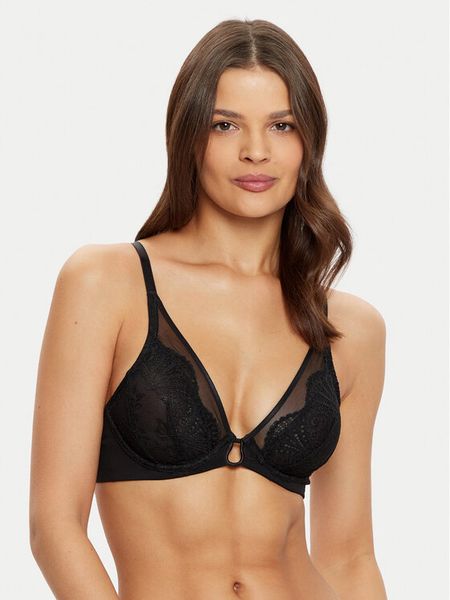 Esotiq Biustonosz braletka 39924 Czarny. Czarne biustonosze Esotiq, bez wzorów, z syntetyku. Za 119.99 zł.