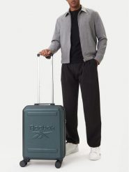 Reebok Walizka kabinowa CEO-RBK-WAL-024-CCC-S Zielony. Zielone walizki męskie Reebok, bez wzorów, z tworzywa sztucznego. Za 259.99 zł.