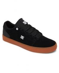 Trampki DC Shoes Hyde, Czarny, Mężczyźni. Czarne trampki męskie DC Shoes, bez wzorów, z gumy, bez zapięcia. Za 319.99 zł.