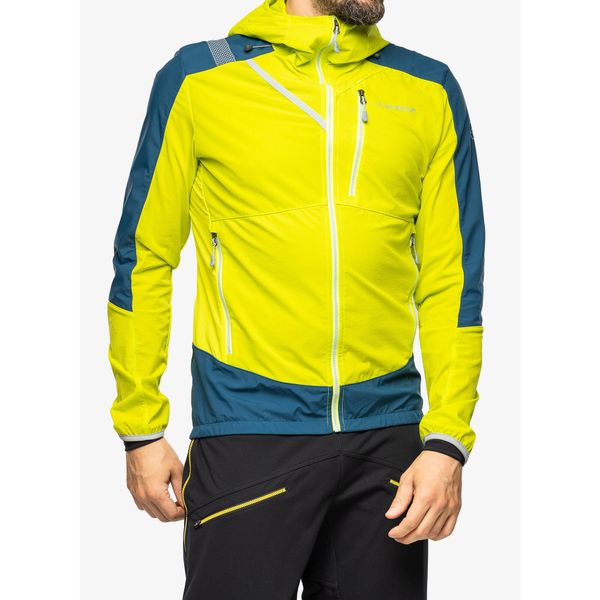 Kurtka softshell męska La Sportiva Aequilibrium Softshell Jkt. Zielone kurtki męskie La Sportiva, m, bez wzorów, z softshellu, bez kaptura, trekkingowe. Za 781.99 zł.
