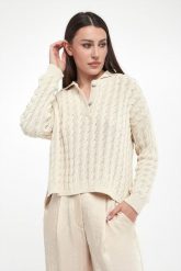 Sweter damski Alexia MARELLA MONOCHROME. Swetry nierozpinane damskie Marella, m, bez wzorów, bez kołnierzyka, bez ramiączek. W wyprzedaży za 775.20 zł.