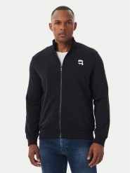 KARL LAGERFELD Bluza 705712 562900 Granatowy Regular Fit. Niebieskie bluzy męskie KARL LAGERFELD, l, bez wzorów, z bawełny, bez ramiączek, bez kaptura. Za 809.99 zł.