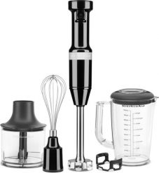 Blender ręczny przewodowy KitchenAid czarny z akcesoriami 5 el. Czarne blendery KITCHENAID. Za 869.00 zł.