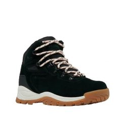 Buty trekkingowe Columbia Newton Ridge Plus Waterproof Amped Czarny/Różowy. Czarne obuwie trekkingowe damskie Columbia, z materiału, bez zapięcia. Za 531.11 zł.