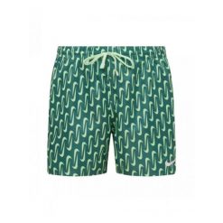 Szorty kąpielowe męskie Nike Swoosh Link 5" Volley. Niebieskie kąpielówki męskie Nike, m, bez wzorów. Za 229.99 zł.