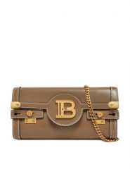 Balmain Torebka DN1LE596LSLX Brązowy. Brązowe torebki do ręki damskie Balmain, bez wzorów, ze skóry, bez dodatków. Za 5,109.00 zł.