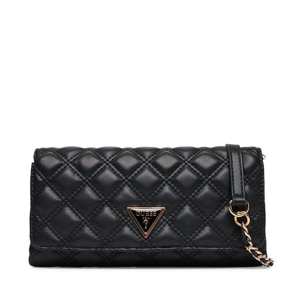Torebka Guess. Czarne torebki do ręki damskie Guess, z aplikacjami, bez dodatków. Za 229.99 zł.