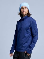 Bluza narciarska - Męska - Arctic 2.0 - Marynarka wojenna. Niebieskie marynarki męskie POEDERBAAS, m, bez wzorów, z elastanu, militarne, bez kołnierzyka, bez ramiączek. Za 177.72 zł.