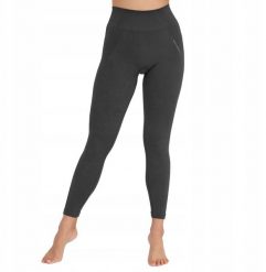 LE1397W Legginsy damskie CASUAL grafitowy XS. Szare legginsy damskie NoName, bez wzorów. Za 195.80 zł.
