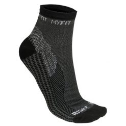 Skarpetki Myfit Race. Czarne skarpetki damskie MYFIT, bez wzorów. Za 136.00 zł.