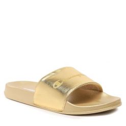 Klapki Champion. Żółte klapki damskie Champion, bez wzorów, sportowe, bez obcasa, bez zapięcia. Za 119.99 zł.