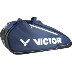 Torba na rakietę do badmintona Victor Multithermobag 9035 B. Niebieskie torby sportowe męskie Victor, bez wzorów, z materiału. Za 503.95 zł.