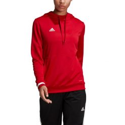 Bluza piłkarska adidas Team 19 Hoody W DX7338. Białe bluzy damskie Adidas, xs, bez wzorów, sportowe, bez ramiączek, bez kaptura. Za 81.00 zł.